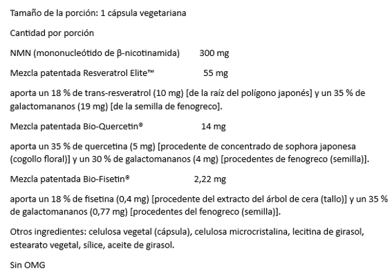 FORMULA NmN +RESVERATROL ELITE